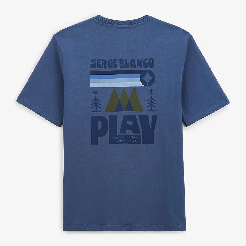 Mega Sale Trevis indigo blue t-shirt
