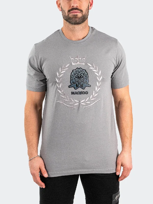 Tee LionCrown Grey