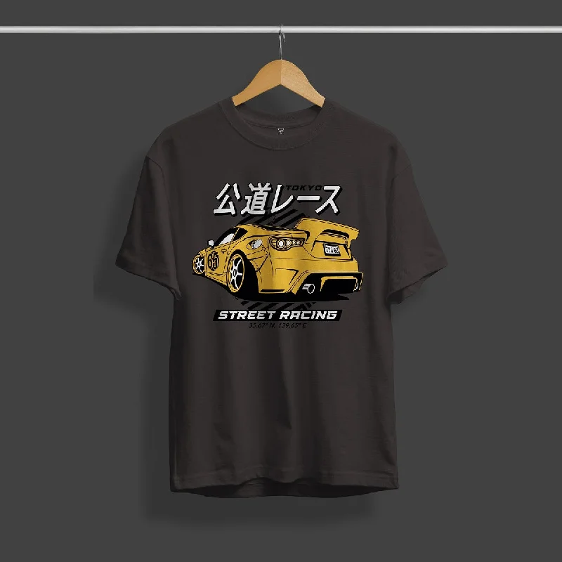 Tokyo Street Racking Graphic Printed T-Shirt