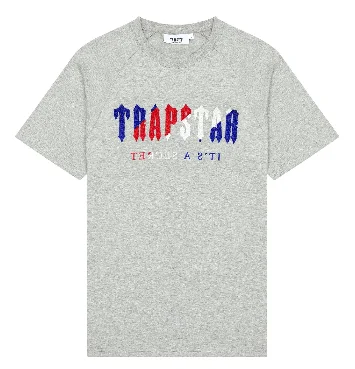 Early Access Trapstar Chenille Decoded T-Shirt - Grey Revolution Edition