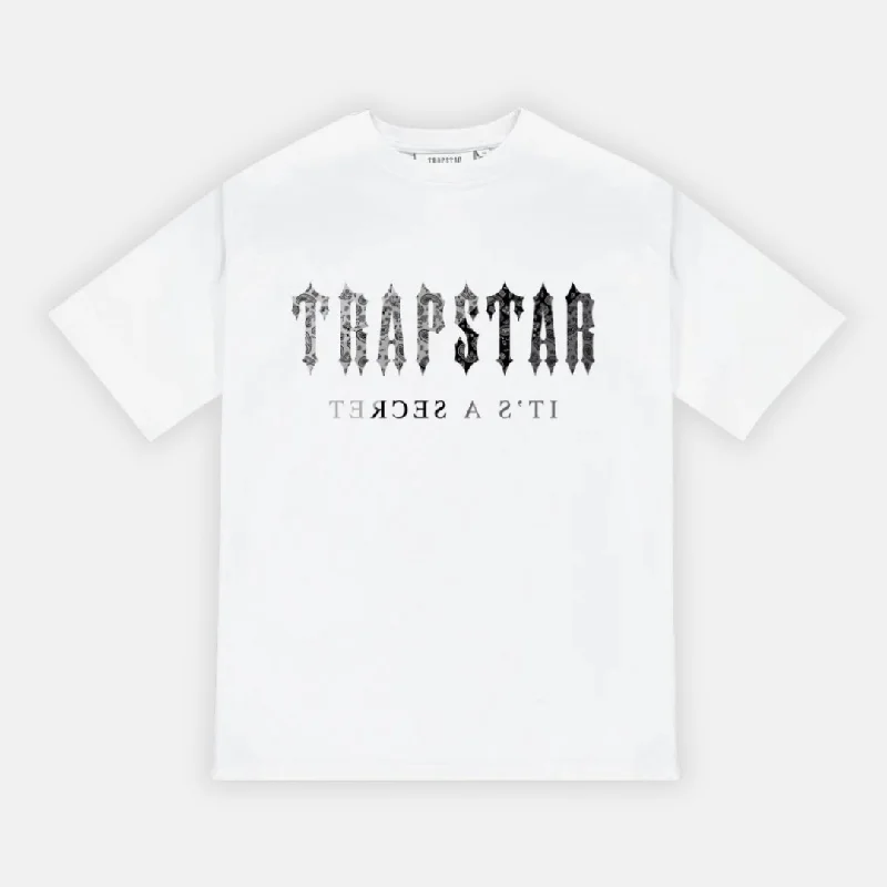 Weekend Deals That Spark Trapstar Decoded Paisley Monochrome Edition T-Shirt - White