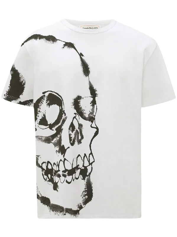 Hurry Up Watercolour Skull T-Shirt