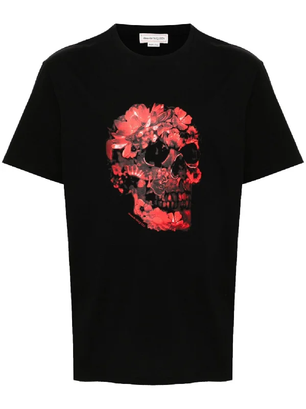 Don't Wait Wax Flower Skull T-Shirt